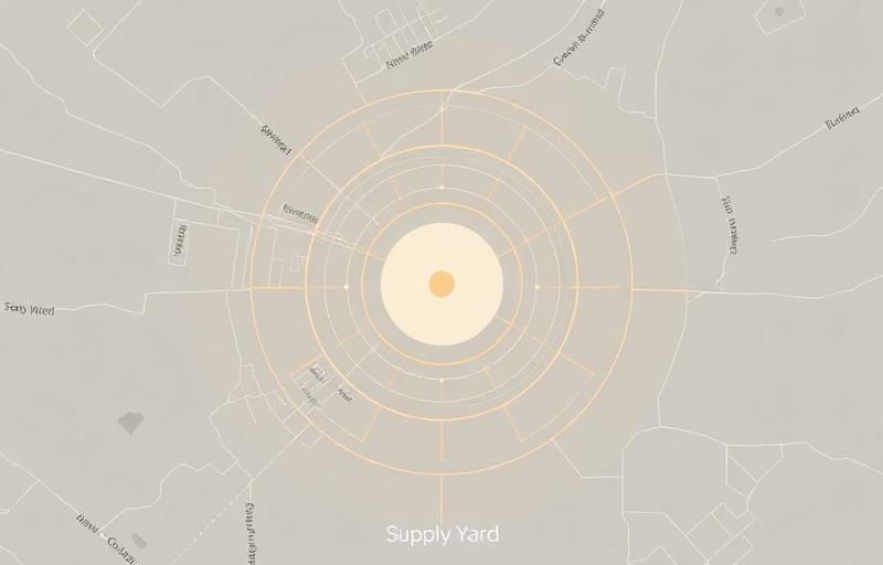 Delivery zone map